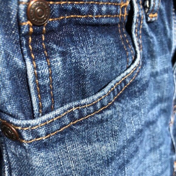 Arizona Jeans Youth Blue Slim Fit Straight Jeans Size 10 Excellent Condition - Picture 2 of 7